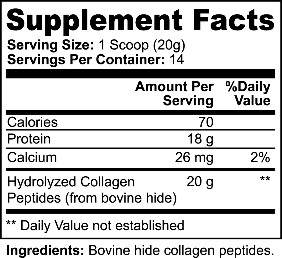 Grass-Fed Collagen Peptides Unflavored